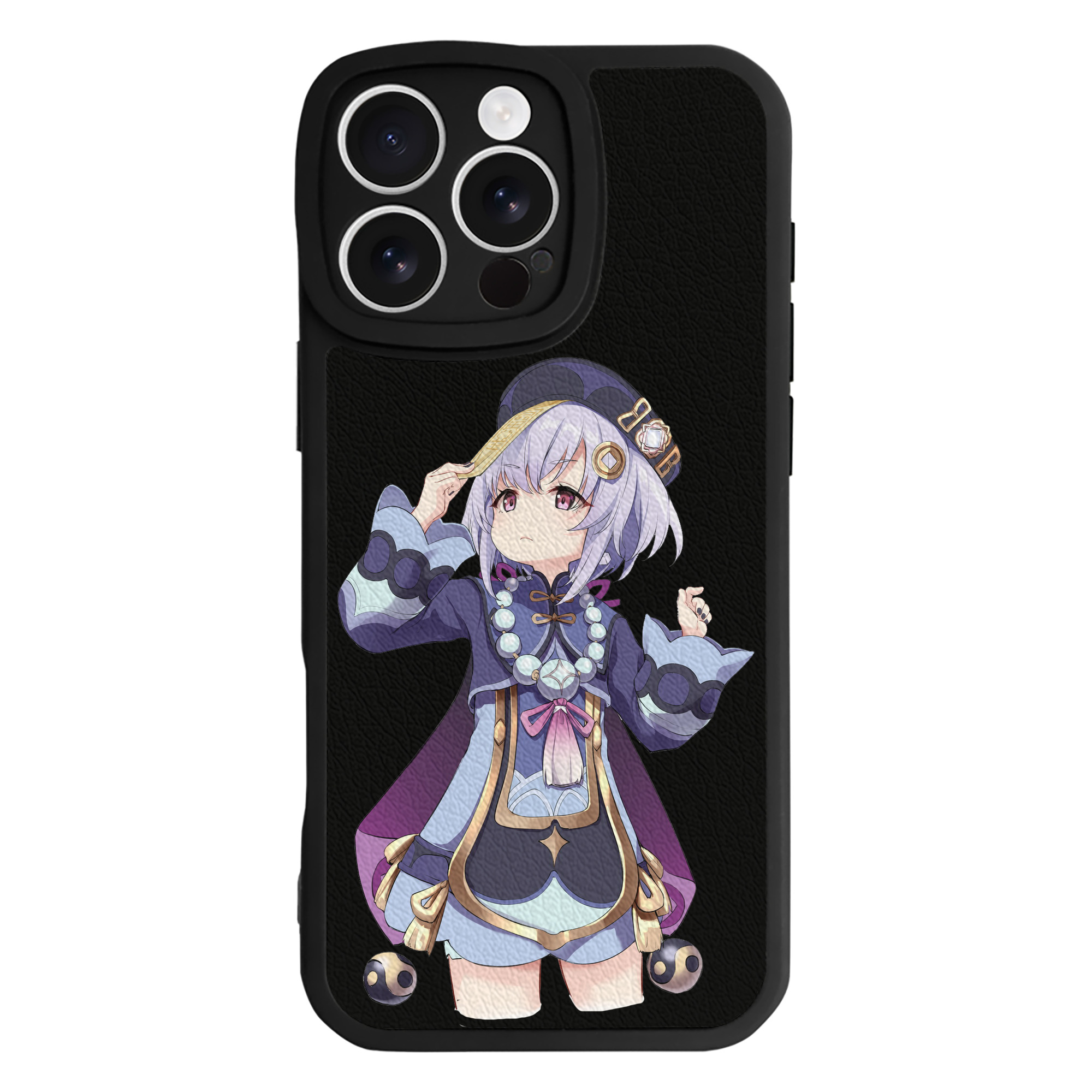げんし神 七七 なな  genshin Nana 【iPhone 16シリーズ対応】シリコンスマホケース（レザー調） 材質：シリコン